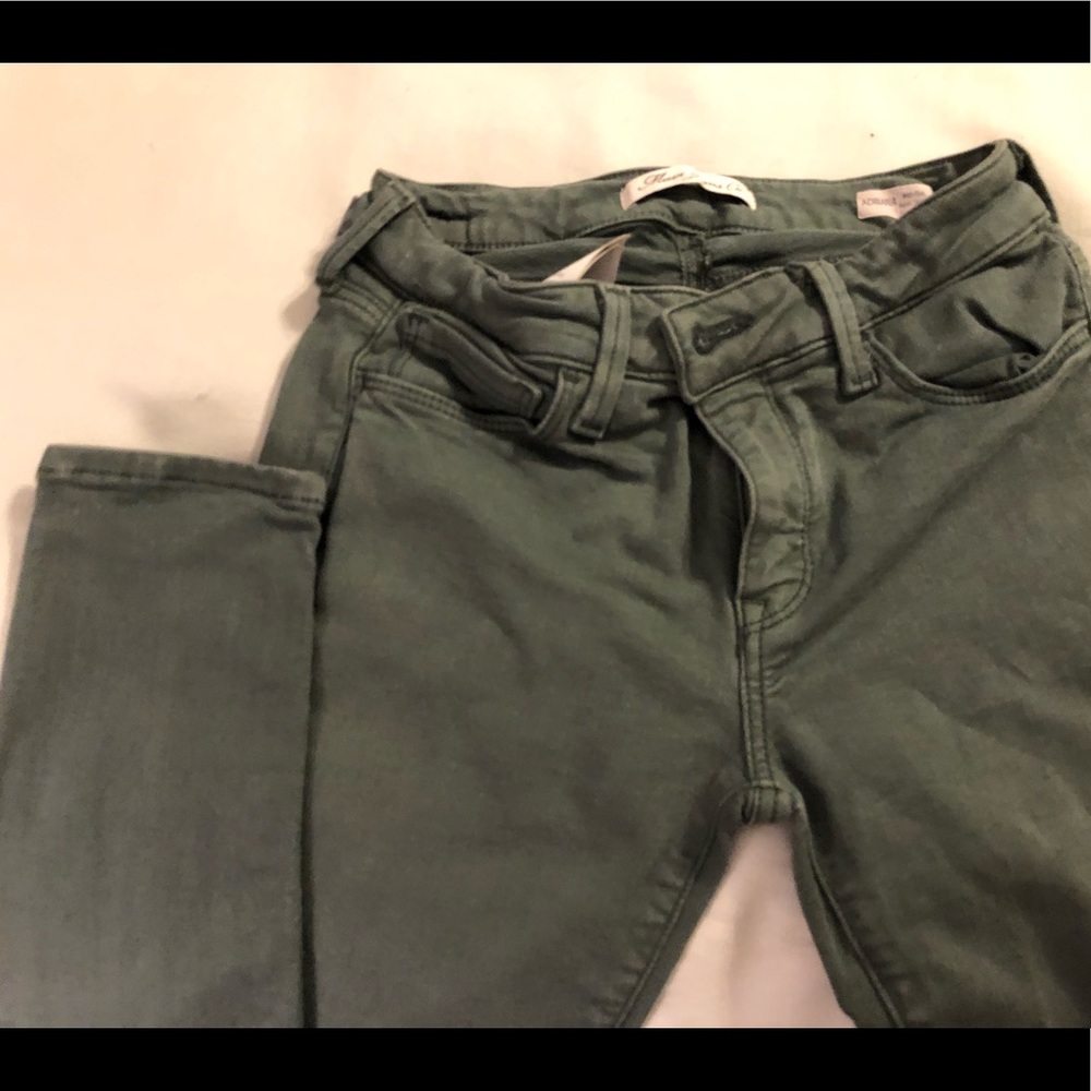 Mavi Skinny Jeans - Dark Forrest Green